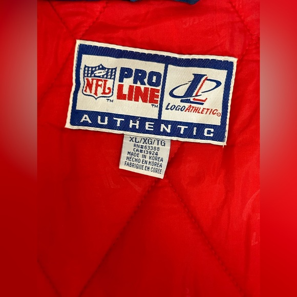 NFL Pro line Authentic New York Giants full zip hooded jacket sz XL - Picture 12 of 13